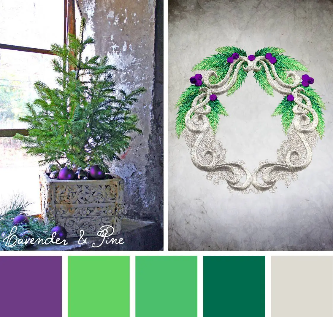 Colorway — Lavender & Pine